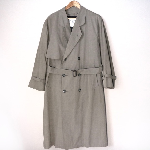 Christian Dior Vintage Beige/Taupe Trench Coat